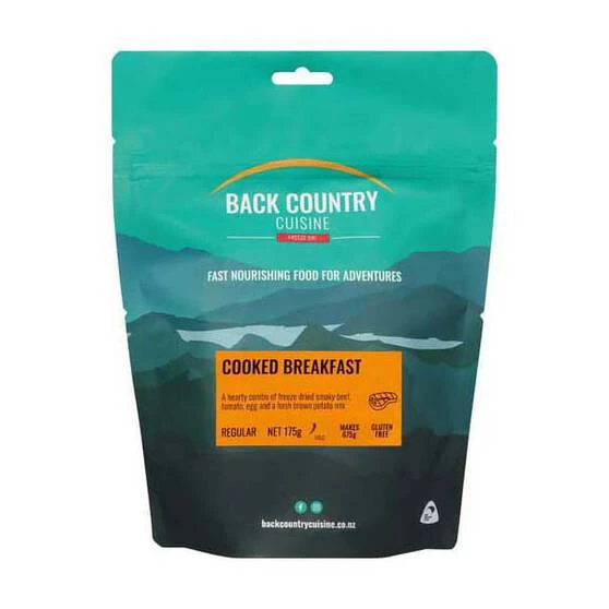 Back Country Cuisine Freeze Dried Cooked Breakfast 2 Serves 1 Back Country Cuisine Freeze Dried Cooked Breakfast 2 Serves