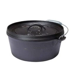Campfire Pre Seasoned Cast Iron Camp Oven 4.5 Quart