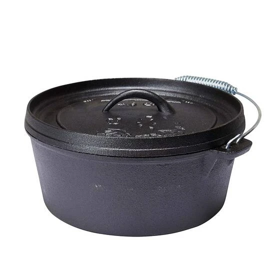Campfire Pre Seasoned Cast Iron Camp Oven 4.5 Quart 1 Campfire Pre Seasoned Cast Iron Camp Oven 4.5 Quart