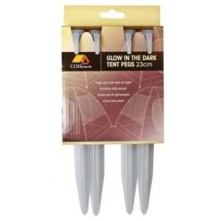OZtrail Glow In The Dark Tent Peg 4 Pack