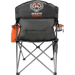 NRL Wests Tigers Camp Chair -Camping Series Shop BCF 343752 04 hi res