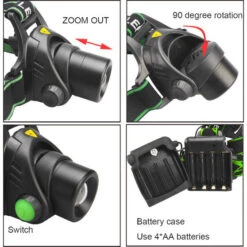 Hardkorr Cree LED Zoom Headlamp 10W 7 Hardkorr Cree LED Zoom Headlamp 10W -Camping Series Shop BCF 417362 03 hi res