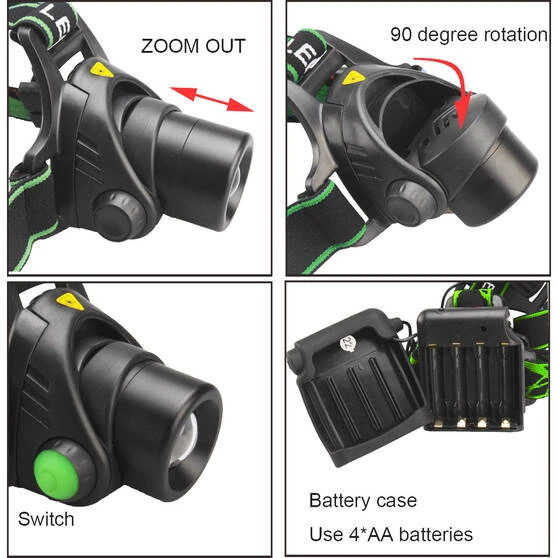 Hardkorr Cree LED Zoom Headlamp 10W 4 Hardkorr Cree LED Zoom Headlamp 10W - Image 4