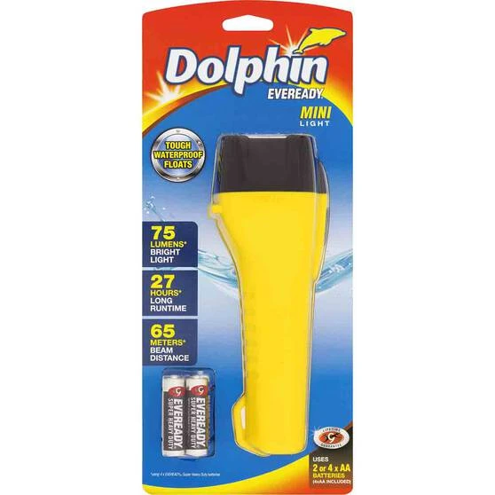 Eveready Dolphin Mini 4AA Torch 1 Eveready Dolphin Mini 4AA Torch