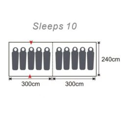 Wanderer Overland Dome Tent 10 Person -Camping Series Shop BCF 580844 02 hi res