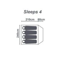 Wanderer Criterion 4 Person Instant Tent