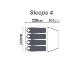 Wanderer Magnitude Dome Tent 4 Person