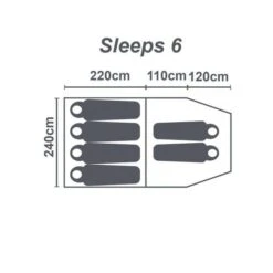 Wanderer Magnitude Dome Tent 6 Person