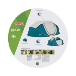 Coleman Pop Up 4 Person Tent -Camping Series Shop BCF 596834 03 hi res