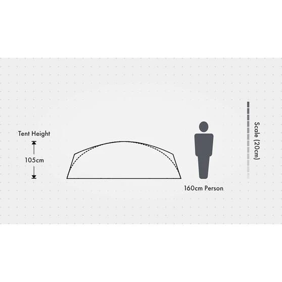 Outrak Treeline Hiking Tent 2 Person 1 Outrak Treeline Hiking Tent 2 Person