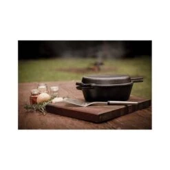 Campfire Cast Iron Quart Combo Cooker -Camping Series Shop BCF 601031 06 hi res