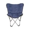 Wanderer Chambray Linen Look Half Moon Chair