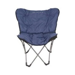 Wanderer Chambray Linen Look Half Moon Chair