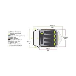 Zempire Pronto 5 V2 Inflatable Air Tent -Camping Series Shop BCF 617451 07 hi res
