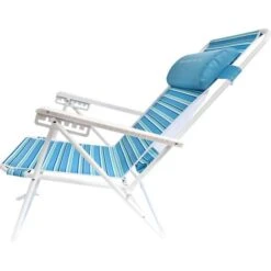 Wanderer Seafoam Stripe Beach Chair -Camping Series Shop BCF 632491 03 hi res