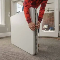 Peakform 6ft Centrefold Blow Mould Folding Table -Camping Series Shop BCF 634100 09 hi res