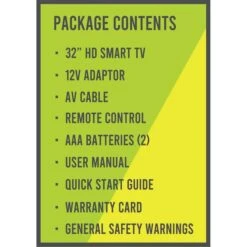 Altius Smart TV 32 Inch 240/12V -Camping Series Shop BCF 636750 05 hi res