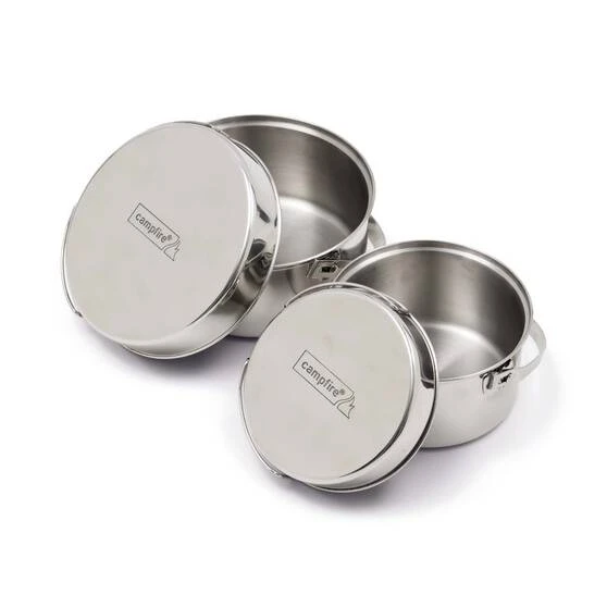 Campfire 4 Piece Stainless Steel Pots 1 Campfire 4 Piece Stainless Steel Pots