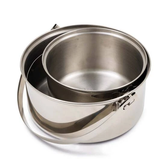 Campfire 4 Piece Stainless Steel Pots 2 Campfire 4 Piece Stainless Steel Pots - Image 2