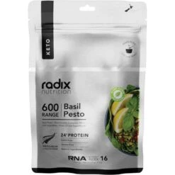 Radix Nutrition Freeze Dried Plant Based Keto Basil Pesto 600kcal
